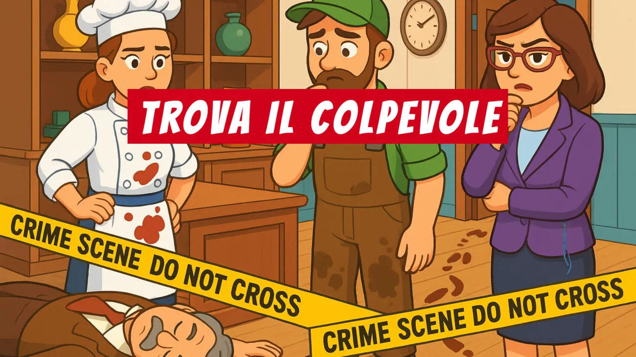 Solo i veri geni risolvono questo misterioso delitto in negozio: riuscirai a smascherare l’assassino che tutti trascurano? Sfida per menti brillanti!"